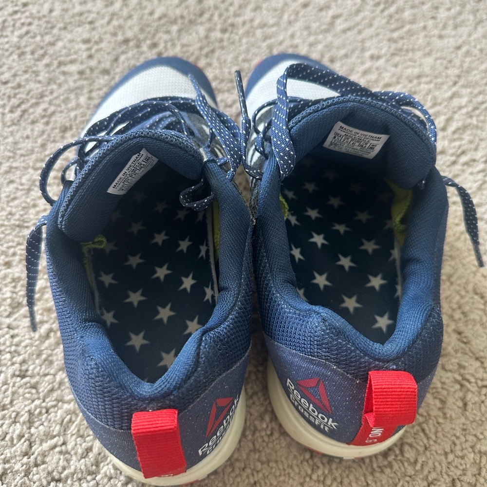 Reebok CrossFit nano Navy and White Athletic Shoes - Picture 2 of 3